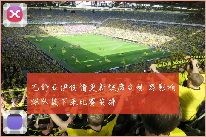 巴舒亚伊伤情更新缺席合练 恐影响球队接下来比赛安排